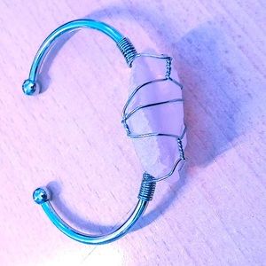 925 Quartz CRYSTAL CUFF